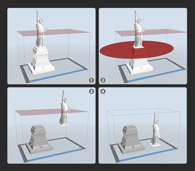 FLASHFORGE Inventor division de modèles